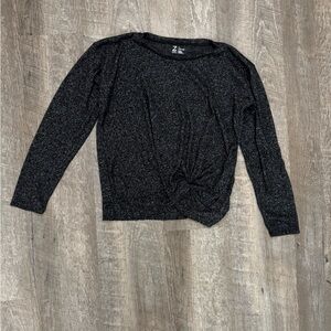 Soft sweater with knot detail Z by Zella Sz L 10/12
